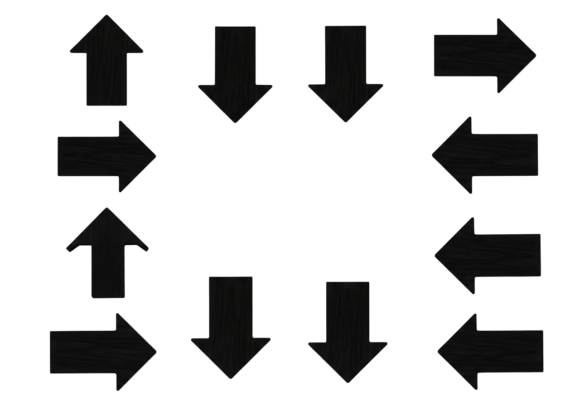 Black Arrows Vector Clipart Arrows: Your Dynamic Design Asset