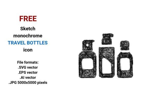 Free Sketch Travel Bottles Icon: Your Ultimate Guide