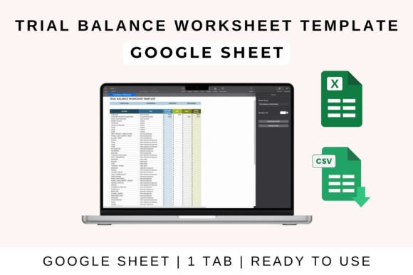 Master Your Books with a Trial Balance Worksheet Template