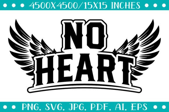 No Heart Graphic Design SVG: The Power of Minimalist Typography