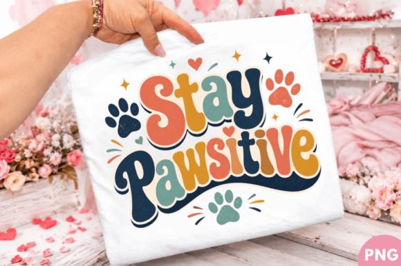 Stay Pawsitive: A Dog Lover's Guide to This Charming T-Shirt Design